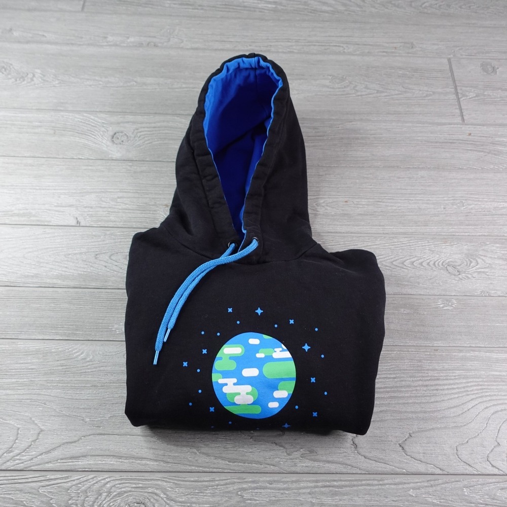 Kurzgesagt In A Nutshell Hoodie Sweatshirt Men's Medium Black Hooded